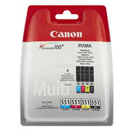 Tusz Canon CLI551 do iP-7250, MG-5450 | CMYK | 6509B008