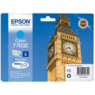 Tusz Epson T7032 do WP-4015/4025/4095/4515/4525/4535 | 800 str. | cyan | C13T70324010