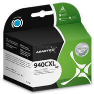 Tusz Asarto do HP 940CXL | 30 ml | Officejet Pro 8000/8500 | cyan | AS-H940CXL