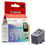 Tusz Canon CL511 do MP-240/260/270, MX-360 | 9ml | CMY | 2972B001