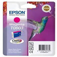 Tusz Epson T0803 do Stylus Photo R-265/285/360 RX560 | 7,4ml | magenta | C13T08034011