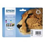 Zestaw tuszy Epson T0715 do D78 DX-4000/4050/5000/5050/6000 | 23,9ml | CMYK | C13T07154010