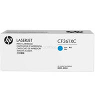 Toner HP 508XC do Color LaserJet  M552/553 | korporacyjny | 9 500 str. | cyan | CF361XC