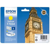 Tusz Epson T7034 do WP-4015/4025/4095/4515/4525/4535 | 800 str. | yellow | C13T70344010