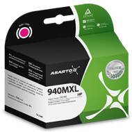 Tusz Asarto do HP 940MXL | 30 ml | Officejet Pro 8000/8500 | magenta | AS-H940MXL