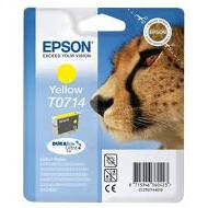Tusz Epson T0714 do D-78/92/120, DX4000/4050/5000/5050 | 5,5ml | yellow | C13T07144011