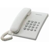 Telefon Panasonic KX-TS500PDW przewodowy biały | KX-TS500PDW