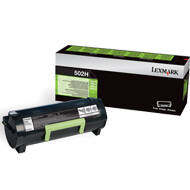 Kaseta z tonerem Lexmark 502H do MS-310/410/610 | zwrotny | 5 000 str. | black | 50F2H00